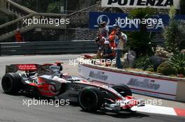 24.05.2007 Monte Carlo, Monaco,  Fernando Alonso (ESP), McLaren Mercedes, MP4-22 - Formula 1 World Championship, Rd 5, Monaco Grand Prix, Thursday Practice