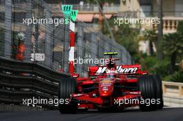 24.05.2007 Monte Carlo, Monaco,  Kimi Raikkonen (FIN), Räikkönen, Scuderia Ferrari, F2007 - Formula 1 World Championship, Rd 5, Monaco Grand Prix, Thursday Practice