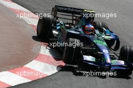 24.05.2007 Monte Carlo, Monaco,  Rubens Barrichello (BRA), Honda Racing F1 Team, RA107 - Formula 1 World Championship, Rd 5, Monaco Grand Prix, Thursday Practice