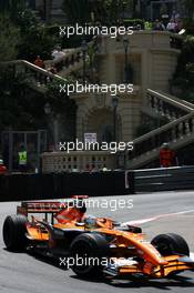 24.05.2007 Monte Carlo, Monaco,  Adrian Sutil (GER), Spyker F1 Team, F8-VII - Formula 1 World Championship, Rd 5, Monaco Grand Prix, Thursday Practice