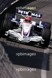 24.05.2007 Monte Carlo, Monaco,  Robert Kubica (POL),  BMW Sauber F1 Team  - Formula 1 World Championship, Rd 5, Monaco Grand Prix, Thursday Practice