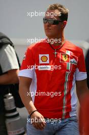 24.05.2007 Monte Carlo, Monaco,  Michael Schumacher (GER), Scuderia Ferrari, Advisor, arrives at the circuit - Formula 1 World Championship, Rd 5, Monaco Grand Prix, Thursday