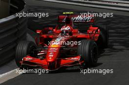 24.05.2007 Monte Carlo, Monaco,  Kimi Raikkonen (FIN), Räikkönen, Scuderia Ferrari, F2007 - Formula 1 World Championship, Rd 5, Monaco Grand Prix, Thursday Practice