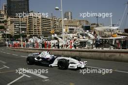 24.05.2007 Monte Carlo, Monaco,  Nick Heidfeld (GER), BMW Sauber F1 Team, F1.07 - Formula 1 World Championship, Rd 5, Monaco Grand Prix, Thursday Practice