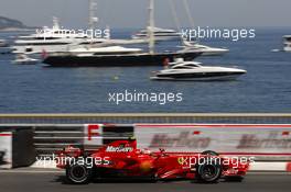 24.05.2007 Monte Carlo, Monaco,  Kimi Raikkonen (FIN), Räikkönen, Scuderia Ferrari, F2007 - Formula 1 World Championship, Rd 5, Monaco Grand Prix, Thursday Practice