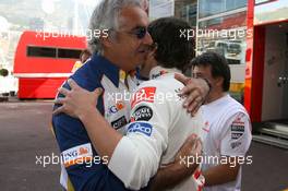 24.05.2007 Monte Carlo, Monaco,  Fernando Alonso (ESP), McLaren Mercedes and Flavio Briatore (ITA), Renault F1 Team, Team Chief, Managing Director - Formula 1 World Championship, Rd 5, Monaco Grand Prix, Thursday