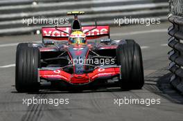 24.05.2007 Monte Carlo, Monaco,  Lewis Hamilton (GBR), McLaren Mercedes, MP4-22 - Formula 1 World Championship, Rd 5, Monaco Grand Prix, Thursday Practice