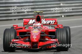 24.05.2007 Monte Carlo, Monaco,  Kimi Raikkonen (FIN), Räikkönen, Scuderia Ferrari, F2007 - Formula 1 World Championship, Rd 5, Monaco Grand Prix, Thursday Practice