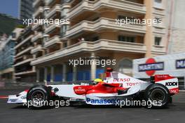 24.05.2007 Monte Carlo, Monaco,  Ralf Schumacher (GER), Toyota Racing, TF107 - Formula 1 World Championship, Rd 5, Monaco Grand Prix, Thursday Practice