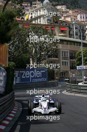 24.05.2007 Monte Carlo, Monaco,  Nick Heidfeld (GER), BMW Sauber F1 Team, F1.07 - Formula 1 World Championship, Rd 5, Monaco Grand Prix, Thursday Practice