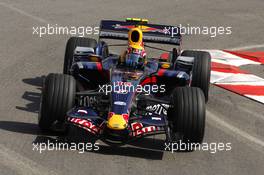 24.05.2007 Monte Carlo, Monaco,  Mark Webber (AUS), Red Bull Racing, RB3 - Formula 1 World Championship, Rd 5, Monaco Grand Prix, Thursday Practice