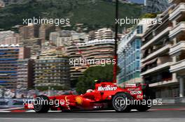 24.05.2007 Monte Carlo, Monaco,  Kimi Raikkonen (FIN), Räikkönen, Scuderia Ferrari, F2007 - Formula 1 World Championship, Rd 5, Monaco Grand Prix, Thursday Practice