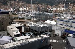 22.05.2007 Monte Carlo, Monaco,  TV COMPOUND AREA - Formula 1 World Championship, Rd 5, Monaco Grand Prix, Wednesday