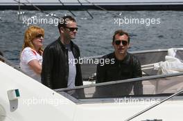 27.05.2007 Monte Carlo, Monaco,  Jude Law (GBR), Famous Actor and Johnny Lee-Miller (GBR), Famous Actor, visits the Grand Prix - Formula 1 World Championship, Rd 5, Monaco Grand Prix, Sunday