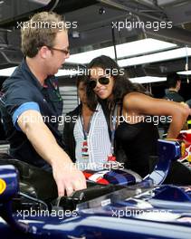 26.05.2007 Monte Carlo, Monaco,  Michelle Rodriguez (USA), Actress and Film star - Formula 1 World Championship, Rd 5, Monaco Grand Prix, Saturday