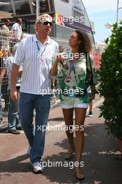 27.05.2007 Monte Carlo, Monaco,  Boris Becker (GER), Retired Tennis player and his girlfriend - Formula 1 World Championship, Rd 5, Monaco Grand Prix, Sunday