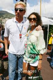 27.05.2007 Monte Carlo, Monaco,  Boris Becker (GER), Retired Tennis player and his girlfriend - Formula 1 World Championship, Rd 5, Monaco Grand Prix, Sunday