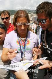 27.05.2007 Monte Carlo, Monaco,  Míchel Salgado (ESP), Real Madrid, Football Player - Formula 1 World Championship, Rd 5, Monaco Grand Prix, Sunday