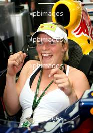 26.05.2007 Monte Carlo, Monaco,  Marlies Schild (AUT), Alpine Skier - Formula 1 World Championship, Rd 5, Monaco Grand Prix, Saturday