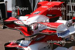 23.05.2007 Monte Carlo, Monaco,  Toyota Racing, front wing - Formula 1 World Championship, Rd 5, Monaco Grand Prix, Wednesday