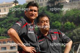 23.05.2007 Monte Carlo, Monaco,  Jacky Eeckelaert (BEL), Honda Racing F1 Team, Chief Engineer - Advanced Research Programmes and Shuhei Nakamoto, Senior Technical director - Formula 1 World Championship, Rd 5, Monaco Grand Prix, Wednesday