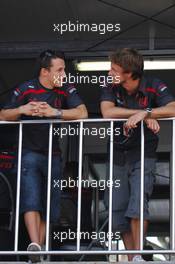 23.05.2007 Monte Carlo, Monaco,  Christian Klien (AUT), Test Driver, Honda Racing F1 Team and Jenson Button (GBR), Honda Racing F1 Team - Formula 1 World Championship, Rd 5, Monaco Grand Prix, Wednesday