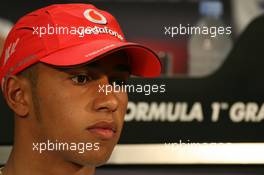 23.05.2007 Monte Carlo, Monaco,  Lewis Hamilton (GBR), McLaren Mercedes - Formula 1 World Championship, Rd 5, Monaco Grand Prix, Wednesday Press Conference