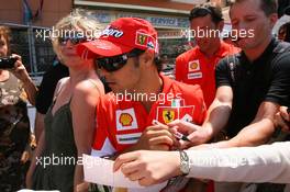 23.05.2007 Monte Carlo, Monaco,  Felipe Massa (BRA), Scuderia Ferrari - Formula 1 World Championship, Rd 5, Monaco Grand Prix, Wednesday