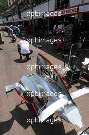 23.05.2007 Monte Carlo, Monaco,  McLaren Mercedes, Engine cover - Formula 1 World Championship, Rd 5, Monaco Grand Prix, Wednesday