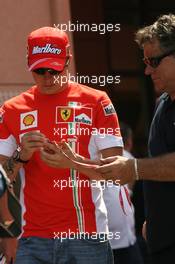 23.05.2007 Monte Carlo, Monaco,  Kimi Raikkonen (FIN), Räikkönen, Scuderia Ferrari - Formula 1 World Championship, Rd 5, Monaco Grand Prix, Wednesday