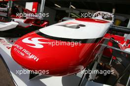 23.05.2007 Monte Carlo, Monaco,  Super Aguri F1 Team, front wing - Formula 1 World Championship, Rd 5, Monaco Grand Prix, Wednesday