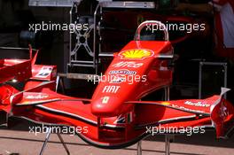 23.05.2007 Monte Carlo, Monaco,  Scuderia Ferrari, front wing - Formula 1 World Championship, Rd 5, Monaco Grand Prix, Wednesday