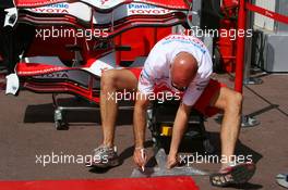 23.05.2007 Monte Carlo, Monaco,  Toyota F1 Team, setup - Formula 1 World Championship, Rd 5, Monaco Grand Prix, Wednesday