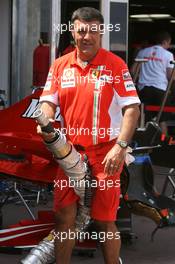 23.05.2007 Monte Carlo, Monaco,  A proud Scuderia Ferrari, team member !! - Formula 1 World Championship, Rd 5, Monaco Grand Prix, Wednesday