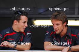 23.05.2007 Monte Carlo, Monaco,  Christian Klien (AUT), Test Driver, Honda Racing F1 Team and Jenson Button (GBR), Honda Racing F1 Team - Formula 1 World Championship, Rd 5, Monaco Grand Prix, Wednesday