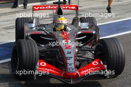 28.08.2007 Monza, Italy,  Lewis Hamilton (GBR), McLaren Mercedes, MP4-22 - F1 Testing