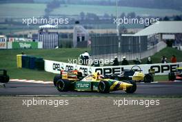 10.11.2007 Michael Schumacher, Benetton Ford, crashes at the Adelaide hairpin at Magny Cours - Michael Schumacher Story