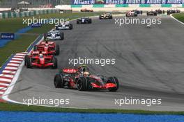 08.04.2007 Kuala Lumpur, Malaysia,  Lewis Hamilton (GBR), McLaren Mercedes - Formula 1 World Championship, Rd 2, Malaysian Grand Prix, Sunday Race