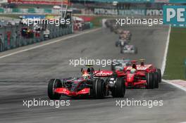 08.04.2007 Kuala Lumpur, Malaysia,  Lewis Hamilton (GBR), McLaren Mercedes, MP4-22 - Formula 1 World Championship, Rd 2, Malaysian Grand Prix, Sunday Race