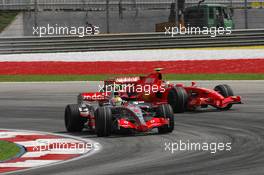 08.04.2007 Kuala Lumpur, Malaysia,  Lewis Hamilton (GBR), McLaren Mercedes - Formula 1 World Championship, Rd 2, Malaysian Grand Prix, Sunday Race