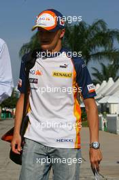 07.04.2007 Kuala Lumpur, Malaysia,  Heikki Kovalainen (FIN), Renault F1 Team - Formula 1 World Championship, Rd 2, Malaysian Grand Prix, Saturday