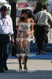 07.04.2007 Kuala Lumpur, Malaysia,  Raquel Rosario (ESP) Girlfriend of Fernando Alonso (ESP) - Formula 1 World Championship, Rd 2, Malaysian Grand Prix, Saturday