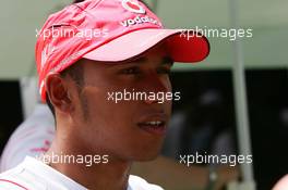 05.04.2007 Kuala Lumpur, Malaysia,  Lewis Hamilton (GBR), McLaren Mercedes - Formula 1 World Championship, Rd 2, Malaysian Grand Prix, Thursday