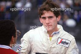 10.11.2007 Ayrton Senna (BRA), Toleman TG184-HART Turbo - Ayrton Senna Story
