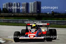 10.11.2007 Ayrton Senna (BRA), Toleman TG184 Hart, First Race - Ayrton Senna Story