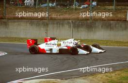 10.11.2007 1989 GP F1 Japan, Suzuka, Ayrton Senna (BRA) and Alain Prost (FRA) McLaren MP4/5 Honda, crash - Ayrton Senna Story