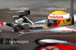 29.03.2007 Sepang, Malaysia,  4 Mirrors on the Car of Lewis Hamilton (GBR), McLaren Mercedes - Formula 1 Testing at Sepang Circuit