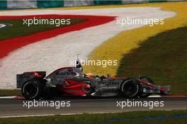 28.03.2007 Sepang, Malaysia,  Lewis Hamilton (GBR), McLaren Mercedes - Formula 1 Testing at Sepang Circuit