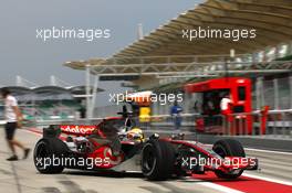 28.03.2007 Sepang, Malaysia,  Lewis Hamilton (GBR), McLaren Mercedes - Formula 1 Testing at Sepang Circuit