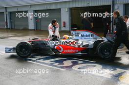 06.03.2007, Silverstone, England,  Lewis Hamilton (GBR), McLaren Mercedes, MP4-22 - Formula 1 Testing